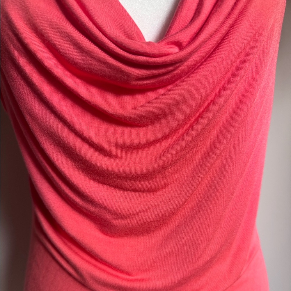 Cable & Gauge Coral Ruched Women’s Sleeveless Tank Top - Picture 4 of 5